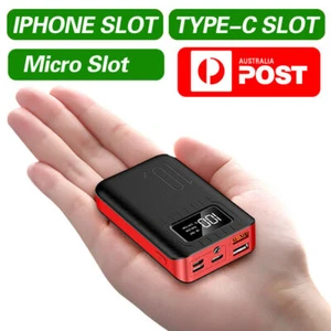 Power 10000mAh Bank Portable Mini USB Backup Battery Charger For Mobile Phone - Picture 1 of 12