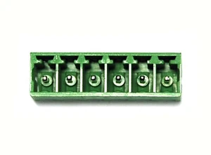 5pc Header pluggable terminal block 6P 8A300V Pitch 3.81mm ECH381V-06P Dinkle - Picture 1 of 5