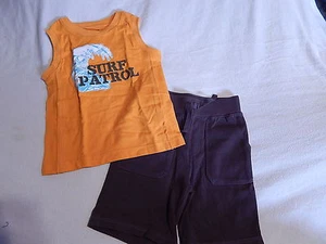 NWT 4 4T GYMBOREE CALIFORNIA SURFIN TOP & SHORTS SPRING SUMMER - Picture 1 of 2