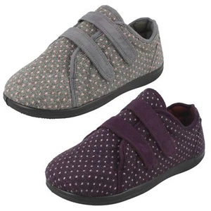Ladies Padders Slipper Shoes Duo - Picture 1 of 19