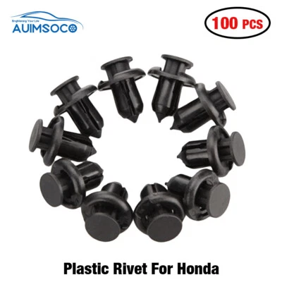 Para Acura Honda Clips Parachoques Guardabarros Capó Moldura Lateral Decoración Retenedor de Rejilla Foto 1 de 4