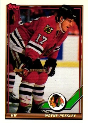 1991-92 Topps #385 Wayne Presley - Image 1 of 2