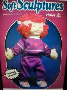Soft Sculpture "Violet" 18" Soft Sculptured Doll Kit - Picture 1 of 1