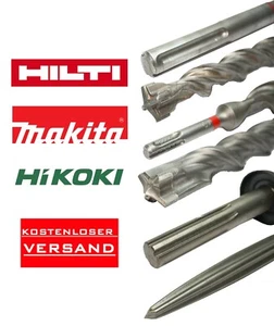 Hilti / Makita / Hikoki Hammer Bohrer, Meißel mit SDS Plus und SDS Max Aufnahmen - Bild 1 von 36