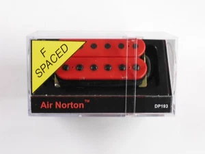 DiMarzio F-spaced Air Norton Humbucker rojo con postes negros DP 193 - Imagen 1 de 1