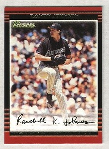 2002 Bowman Gold Arizona Diamondbacks Baseball Card #105 Randy Johnson