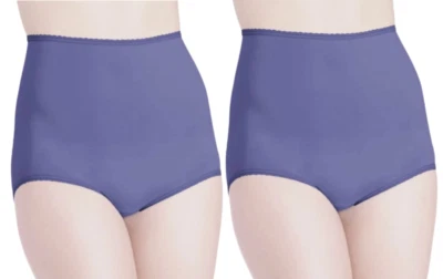 2 Bragas Bali Skimp Skamp Brief 2XL 9 Cobertura Completa Nylon Nuevas con Etiquetas 2633 Foto 1 de 4