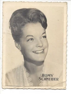 Photo 6,5 x 9 cm n&b - Romy Schneider - Editions P.I. Paris Photo Sam Lévin - Foto 1 di 2