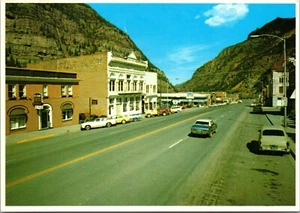 Main Street Ouray Colorado Postal Coches Camiones Ouray Estates Motel - Imagen 1 de 2
