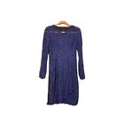 Elie Tahari Blue Lace Dress Size 6