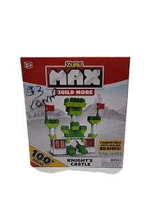 Toys Zuru Max Interlocking Blocks New  Knights Castle Building Set 101  pcs NEW - Picture 1 of 2