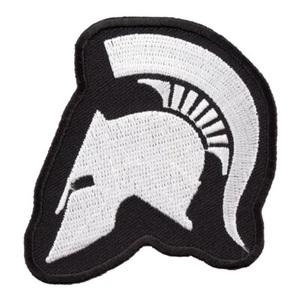 Spartan Helmet Profile Cut-Out Patch, Malone Labe Patches - Picture 1 of 3
