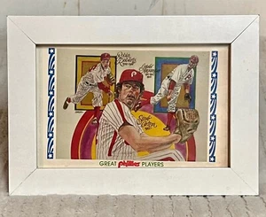 Steve Carlton Robin Roberts Grover Alexander: 1983 Phillies Postcards Framed MLB - Picture 1 of 1