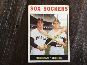 1964 Topps - Carl Yastrzemski, Chuck Schilling #182 Chuck Schilling, Sox Sockers