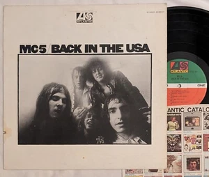 MC5 - Back In The USA - Atlantic SD8247 stereo ED1 LP Shakin' Street 1970 - Picture 1 of 6
