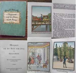 MOZART AUF DER REISEnachPRAG-MÖRIKE-LIEBHABER-AUSGABE-LITHOGRAPHIENsindORIGINALE - Bild 1 von 21
