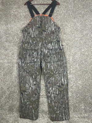 Cabela' Realtree Insulated Overalls Hunting Reversible Mens size M - Made is USA - Image 1 of 4