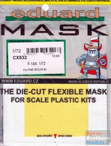 EDUCX532 1:72 Eduard Mask - F-14A Tomcat (FNM kit) - Picture 1 of 1