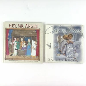 Lot of 2 Books - Hey Mr Angel by Tangvald and Angel Kisses by Sandra Kuck - Picture 1 of 2