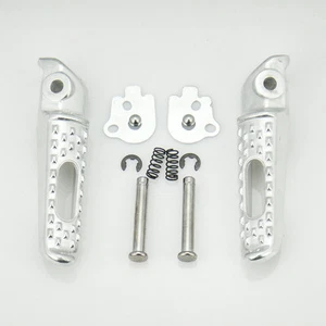 Motorcycle Rear Footrest Footpegs For Honda CBR1000RR 2004-2012 Silver - Picture 1 of 3