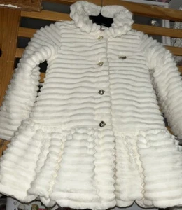 Gr. 6 Juicy Couture Plüschjacke weich & kuschelig, cremefarben, Top Zustand. - Bild 1 von 6