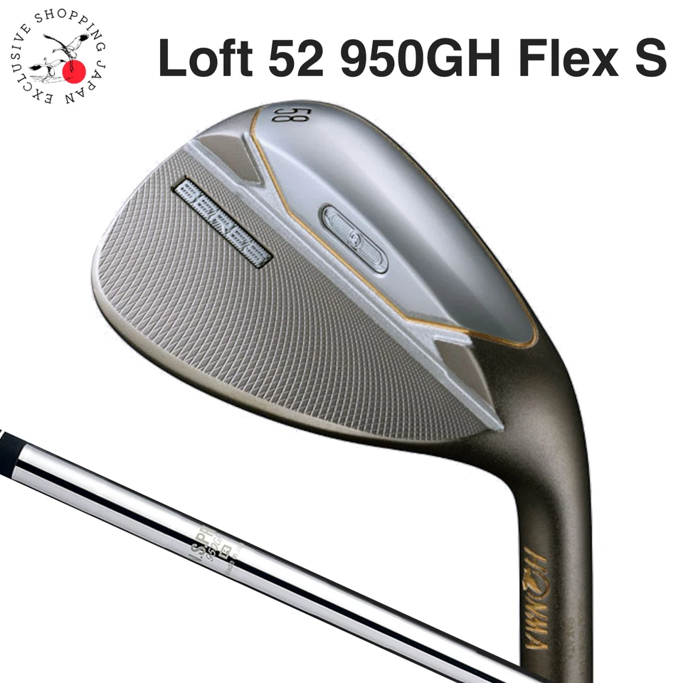 HONMA Golf Beres W Wedge Club Loft 52 I Sole Steel Shaft N.S.Pro 950GH Flex S JP - Image 1 of 4