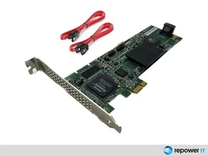AMCC 3ware 9650SE-2LP Dual Port SATA II Raid Controller RAID 0/1/JBOD PCIe x1 - Picture 1 of 4