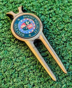 Mount Wolseley Ireland Golf Club Certav Et Vici Crest Prong Divot Turf Tool NOS - Picture 1 of 3