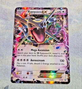 Rayquaza EX (Shiny) XY69 XY Black Star Promo Pokemon Holo LP Lightly Played - Picture 1 of 11