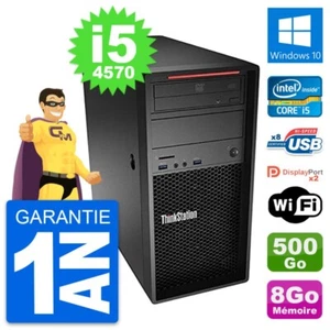 PC tour LENOVO Thinkstation P300 i5-4570 RAM 8Go Scheibe 500Go Windows 10 Wifi - Bild 1 von 6