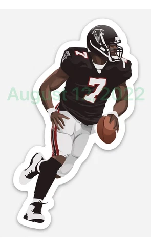 Michael Vick MAGNET #7- Vinyl NFL ATLANTA FALCONS Cover