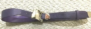Vintage Women’s Purple Lizard Leather Belt (REDUCED) - Picture 1 of 3