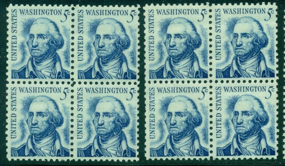 SCOTT # 1283 B/4, WASHINGTON, MINT, OG, NH, 2 BLOCKS, GREAT PRICE! - Image 1 of 1