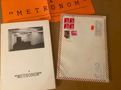 METRONOME — 2 rare Mail Art Exhibition Catalogs 1980 & 1981  - Barcelona, Spain - Image 1 of 4