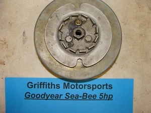 1940's Goodyear Sea-Bee outboard motor Gale OMC 5hp 025-3564 flywheel w nut - Picture 1 of 10