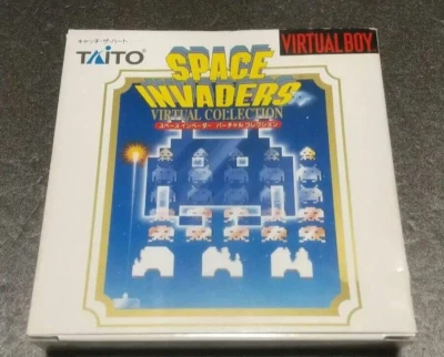 Nintendo Virtual Boy Space Invaders Virtual Collection Boxed Tested JP USED F/S - Image 1 of 4