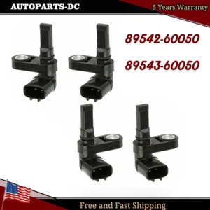 4x ABS Wheel Speed Sensor 89542-60050/89543-60050 For Toyota Tacoma Lexus GX460 - Picture 1 of 12