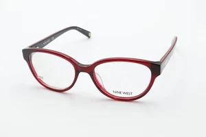 NINE WEST NW5101 602 Cristal Borgoña 51-16-135 Monturas de Gafas Bisagras Flexibles X804 - Imagen 1 de 12