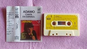 Cassette ADAMO - Canta En Español -EMI – 256-1231924 - SPAIN - 1986 (VG++/VG++) - Picture 1 of 1