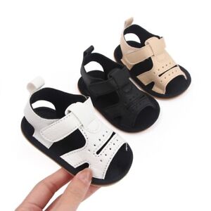 Baby Girls Boys Toddlers Soft Sole Pre walker Newborn Pram Shoes Sandals Summer