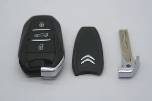 GENUINE CITROEN 3 BUTTON REMOTE SMART KEY FOB RF TESTED P/N VALEO A01TAB 433.92 - Picture 1 of 22