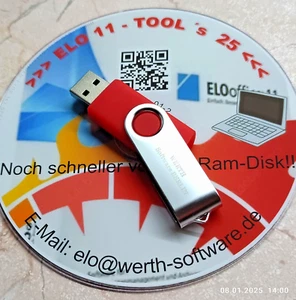 4 GB USB-Stick mit ELO 11 - Programm und Tool´s incl. 2 Freischaltnummern - Bild 1 von 17