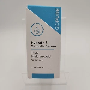 GoPure Hydrate & Smooth Serum, Triple Hyaluronic Acid, 1 Oz - Picture 1 of 5