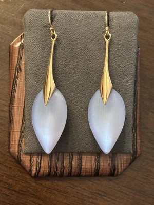 Pendientes colgantes Alexis Bittar Lucite azules Foto 1 de 4