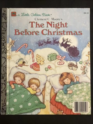 Vintage A Little Golden Book The Night Before Christmas 1987 450-10 #5280 - Image 1 of 4