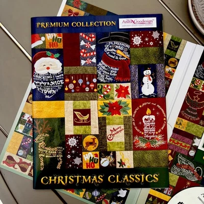 Christmas Classics Anita Goodesign Embroidery Machine Design CD and Book, Folder - Image 1 of 4