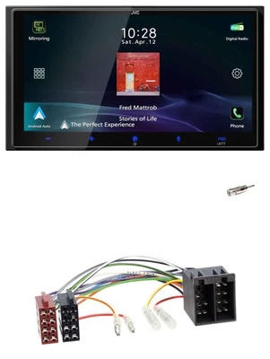 JVC USB Bluetooth 2DIN DAB MP3 Autoradio für Skoda Octavia I 1997-2004 - Bild 1 von 4