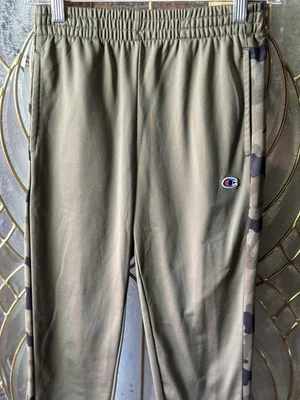 Champion Youth Green Camo Stripe Stretch Joggers Pull On Kids Medium - Image 1 of 4