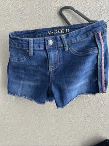 V*Gold Girls Denim Shorts Size 12 - Picture 1 of 12