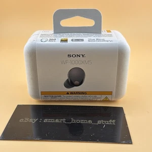 Sony WF-1000XM5/BZ Die besten wirklich kabellosen Bluetooth-Ohrhörer - Schwarz - Brandneu - Bild 1 von 3